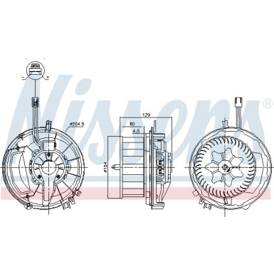 Innenraumgebläse VW Passat,Crafter,MAN,SKODA 14 87587