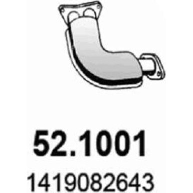 Abgasrohr | SUZUKI Swift 89 | 52.1001 Abgasrohr | SUZUKI Swift 89 | 52.1001