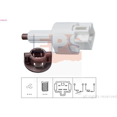 Bremslichtschalter Made in Italy - OE Equivalent 1.810.212 Bremslichtschalter Made in Italy - OE Equivalent 1.810.212