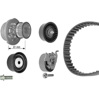Steuerriemen Kit inkl. Wapu | OPEL Astra,Zafira | 1987948738
