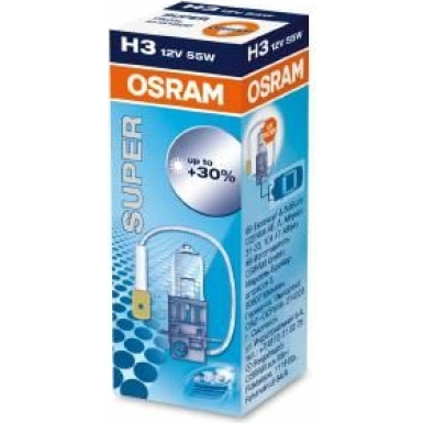 H3 Osram | 12V 55W PK22s | SUPER +30% | 64151SUP