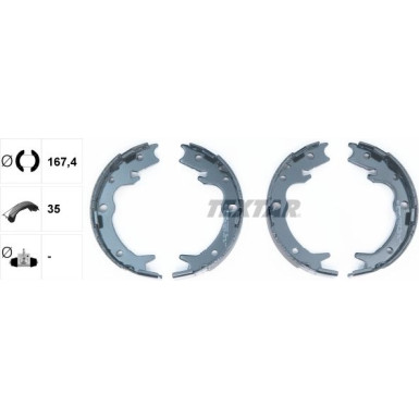 Handbremsbacken Honda Accord 03- Combi/Legend | 91062800