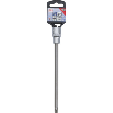 BGS Bit-Einsatz | Länge 200 mm | Antrieb Innenvierkant 12,5 mm (1/2"""") | T-Profil (für Torx) T45 | 4481