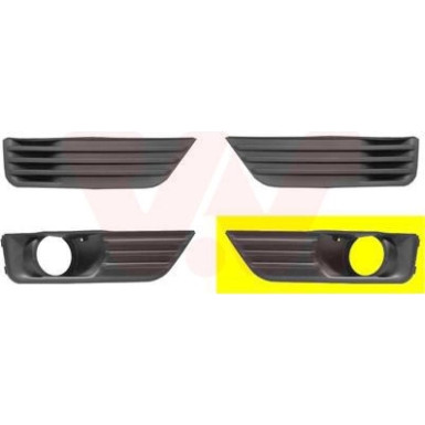 VAN WEZEL Lüftungsgitter, Stoßfänger VAN WEZEL Lüftungsgitter, Stoßfänger