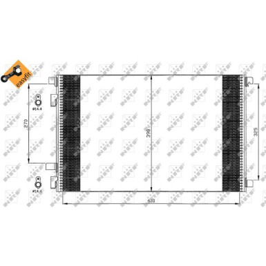 Kondensator, Klimaanlage EASY FIT 35449