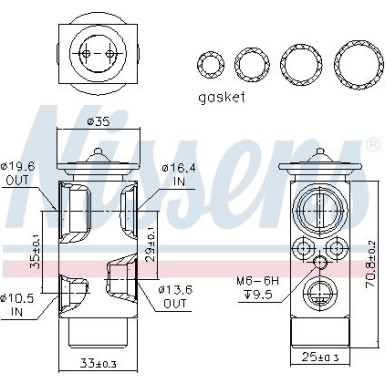 Expansionsventil LKW Mercedes Actros 96 FIRST FIT 999322