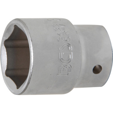 BGS Steckschlüssel-Einsatz Sechskant | Antrieb Innenvierkant 20 mm (3/4"""") | SW 33 mm | 3433