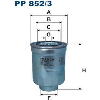 FILTRON Kraftstofffilter | PP 852/3