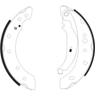 91061800 Bremsbackensatz