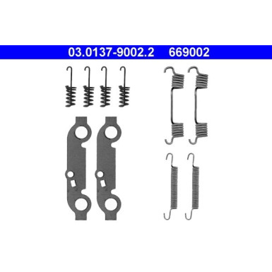 ATE Zubehör, Bremsbacken 03.0137-9002.2