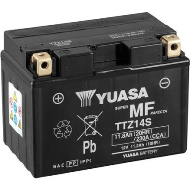 Yuasa MF VRLA Batterie COMBIPACK | offen, mit Säurepaket | TTZ14S-BS -Y Yuasa MF VRLA Batterie COMBIPACK | offen, mit Säurepaket | TTZ14S-BS -Y