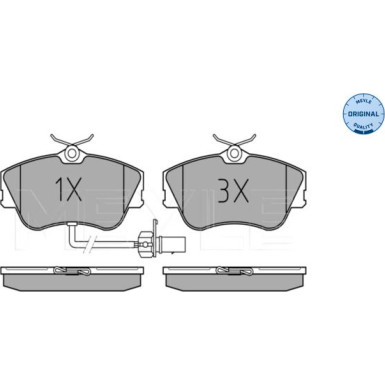 Bremsbelagsatz Vw P. T4 90- Mit Sensor | 025 234 4519/W