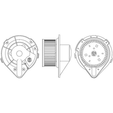 Innenraumgebläse BEHR AB 172 000S