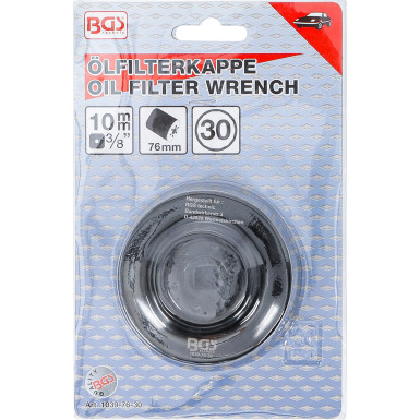 BGS Ölfilterschlüssel | 30-kant | Ø 76 mm | für Ford Motorkraft | 1039-76-30