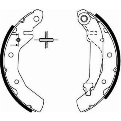GS8646 Bremsbackensatz