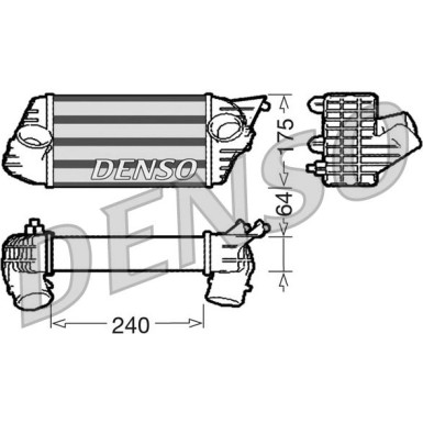 Denso | Druckluftkühler DIT09120 Denso | Druckluftkühler DIT09120