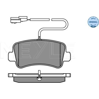 Bremsbelagsatz Renault T. Master/Movano 10- Mit Sensor | 025 251 1218/W