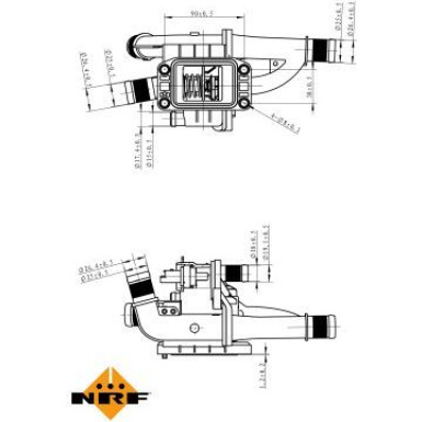 Thermostat, Kühlmittel EASY FIT 725163