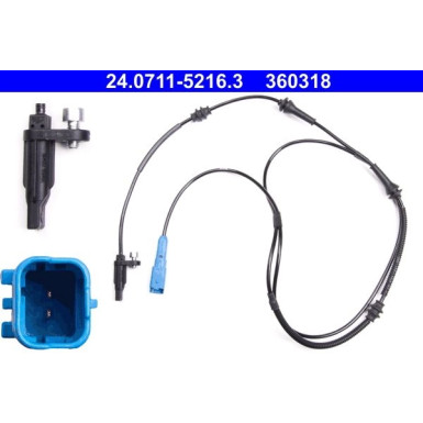 ATE ABS Sensor | 24.0711-5216.3