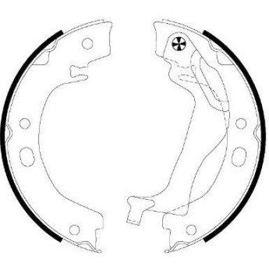 91066500 Bremsbackensatz, Feststellbremse