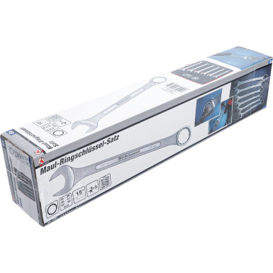 BGS Maul-Ringschlüssel-Satz | XXL | SW 34 - 50 mm | 6-tlg | 1185