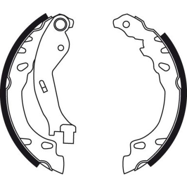 GS8711 Bremsbackensatz GS8711 Bremsbackensatz