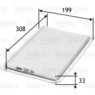 VALEO Luftfilter | 585214