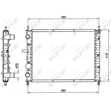 NRF Motorkühler NRF Motorkühler