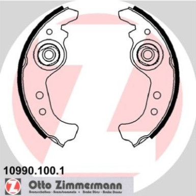 ZIMMERMANN Bremsbacken 10990.100.1 ZIMMERMANN Bremsbacken 10990.100.1