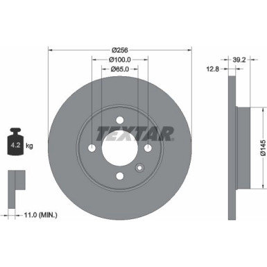 Bremsscheibe Vw P. Passat 8 | 92041703