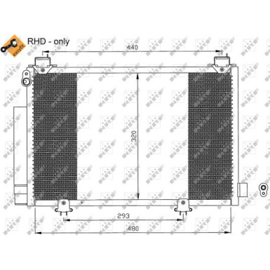 NRF Klimaanlagenkühler 35552 EASY FIT