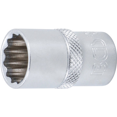 BGS Steckschlüssel-Einsatz-Satz, Zwölfkant | Antrieb Innenvierkant 12,5 mm (1/2"""") | Zollgrößen | 10-tlg | 9114