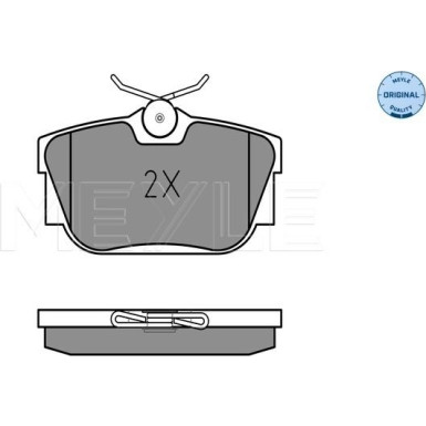 Bremsbelagsatz Vw T. Sharan/Galaxy 00-/T4 97- 2 Sensoren | 025 234 4616/W