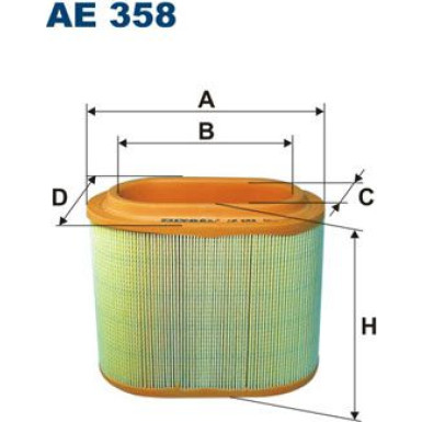 FILTRON Luftfilter | AE 358