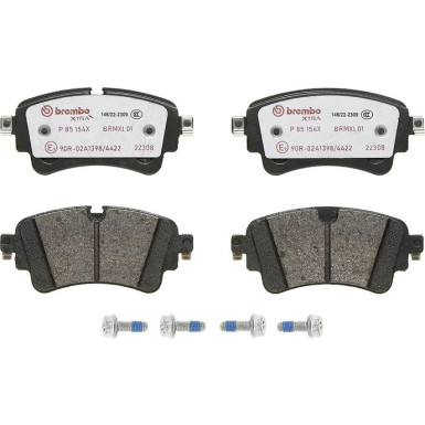 BREMBO Bremsklötze HA AUDI A4,A5,A6,A7,A8,Q5,Q7,VW 09 XTRA LINE P 85 154X