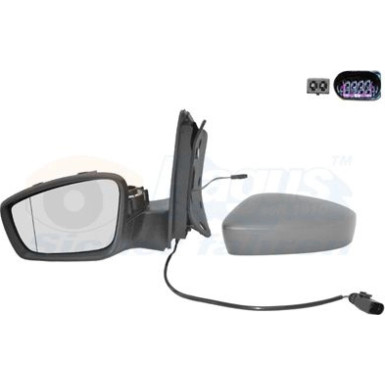 Aussenspiegel li. elek. Verst. bhz. grund | VW Up asph. Citigo/Mii OE 1S1 857 507 AH 9B9 +