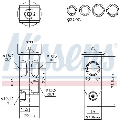Expansionsventil Land Rover Range Rover 05 FIRST FIT 999388