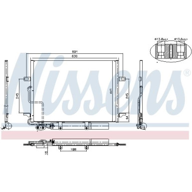 Kondensator PKW MERCEDES W211 02 FIRST FIT 94614