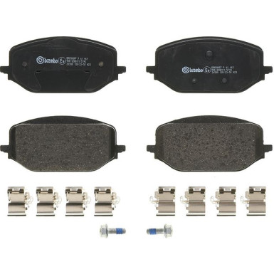 BREMBO Bremsklötze VA CITROEN Berlingo FIAT OPEL PEUGEOT 18 PRIME LINE P 61 142