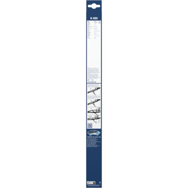 BOSCH | Wischerblatt H480 | TWIN-Standard | 3397004759