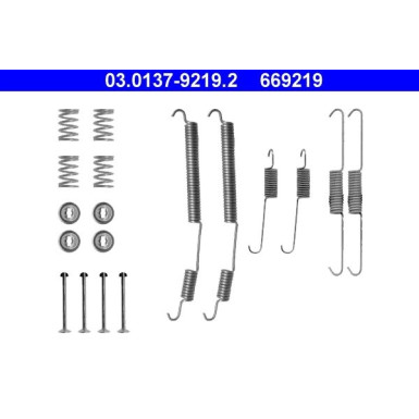 03.0137-9219.2 Zubehörsatz, Bremsbacken 03.0137-9219.2 Zubehörsatz, Bremsbacken