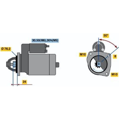 BOSCH | Automotive Anlasser | 0001108245