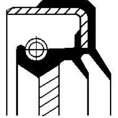 49490476 Wellendichtring, Differential