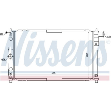 Wasserkühler PKW | DAEWOO LANOS 1,3 98 | 61654