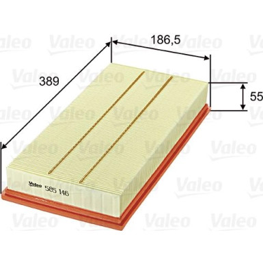 VALEO Luftfilter | 585146