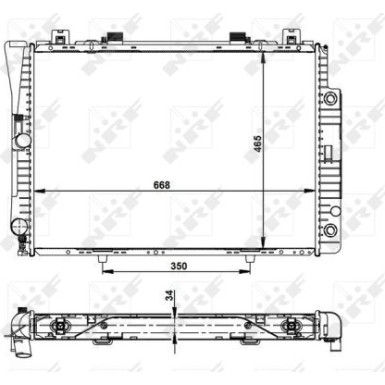 NRF Motorkühler NRF Motorkühler