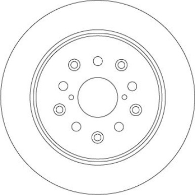 Bremsscheibe Toyota T. Lexus Is DF4509