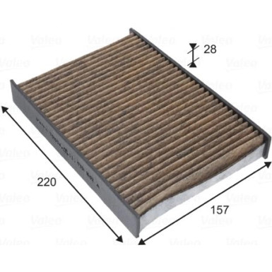 VALEO Innenraumfilter 701034 VALEO Innenraumfilter 701034