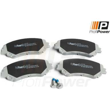 PROFIPOWER Bremsbelagsatz, Scheibenbremse 1B1255