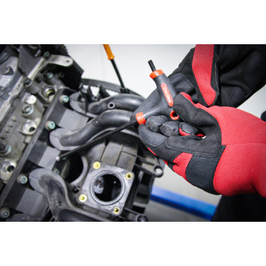 BGS Schraubendreher-Satz mit T-Griff und seitlicher Klinge T-Profil (für Torx) mit Bohrung T10 - T50 9-tlg BGS Do it yourself 7880